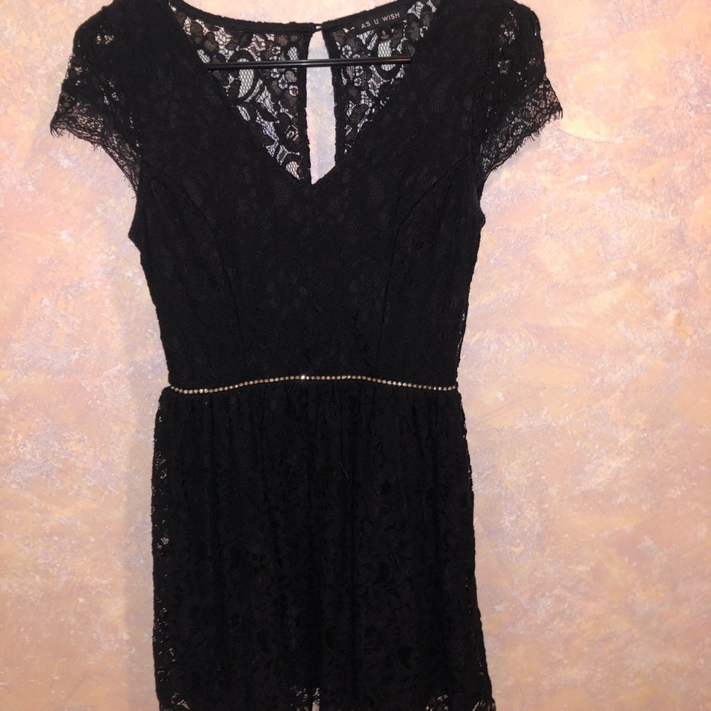Black lace dress NWOT